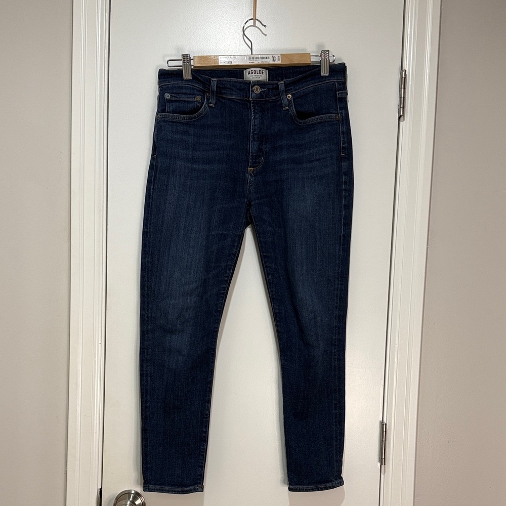 AGOLDE Women's Deep Indigo Skinny Jeans